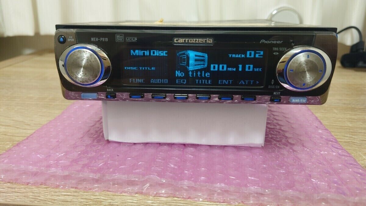 Carrozzeria MEH-P919 Pioneer Bluetooth Car Audio 1DIN MD Carrozzeria MEH-P919 Pioneer Bluetooth Car Audio 1DIN MD