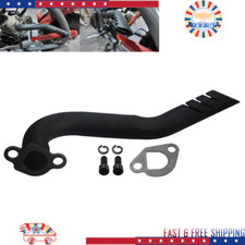 Black Exhaust Pipe Header For GX160 GX200 Coleman CT200U BT200X KT196 Go Kart