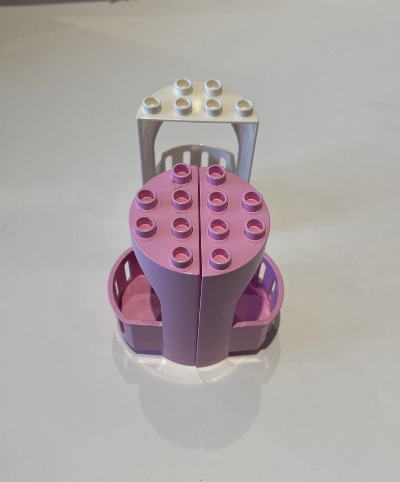 Lego Duplo Disney Princess Castle Balcony Window Bundle Pink & White VGC - Image 3 of 3