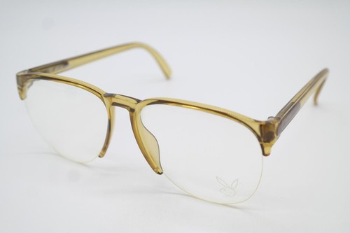Vintage Brille Playboy 4587 Braun Halbrand Brillengestell eyeglasses - Picture 3 of 6