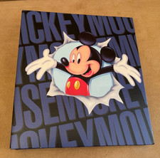 Vintage Holson Disney Mickey Mouse Photo Album USA Made pictures storage