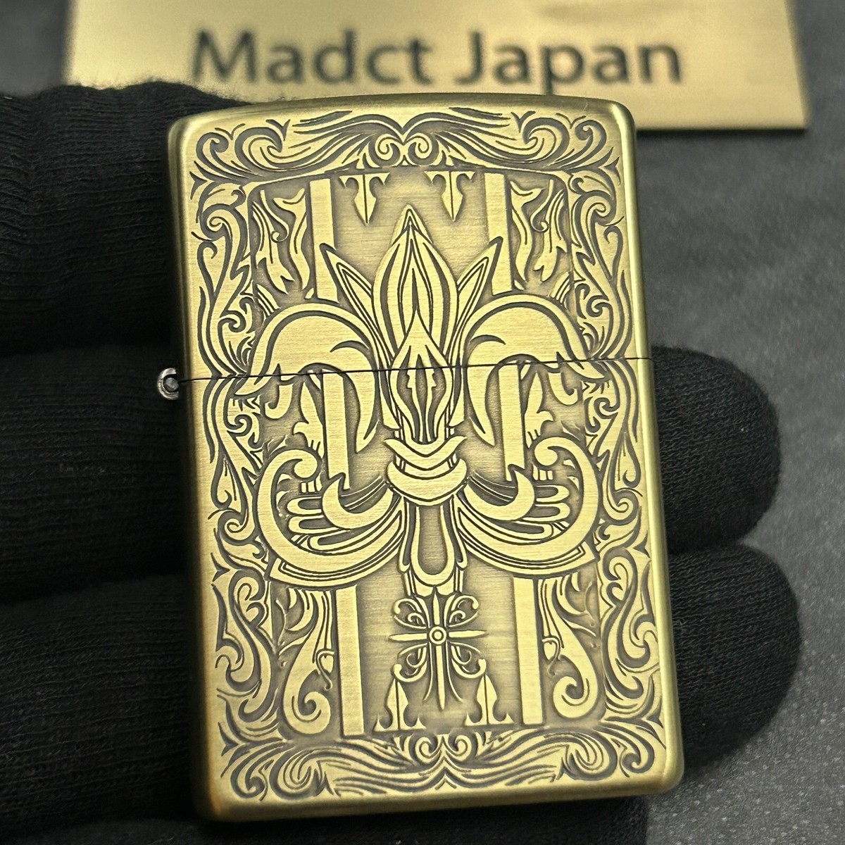 ゴールド Lilyジッポライター ゴールド Lilyジッポライター