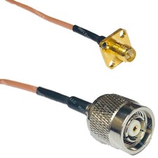 RG316 RP-SMA Female Flange to RP-TNC MALE RF Cable Rapid-SHIP LOT