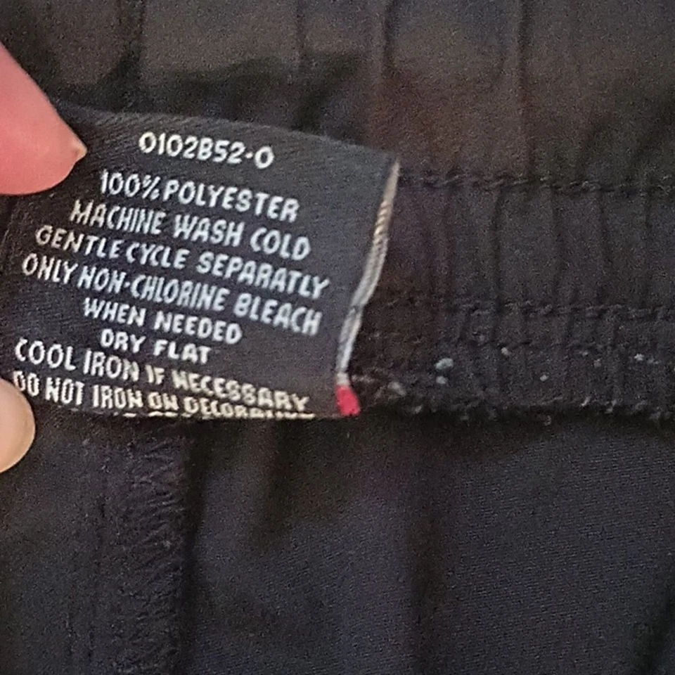 Pantalones cargo SouthPole para mujer negros Y2K pierna recta L Foto 3 de 4