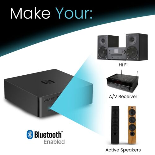 BluDento B1 True Hi-Fi aptX HD NFC Bluetooth v5.1 Audio Receiver KOAX OPTISCH - Bild 4 von 12