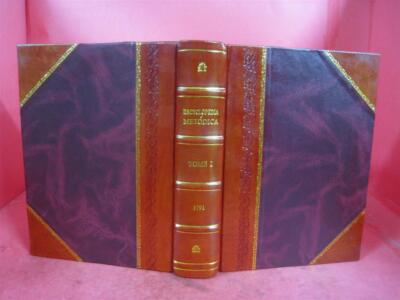 Encyclopedia metodica arte militar Volume 1 1791 [Leather Bound]