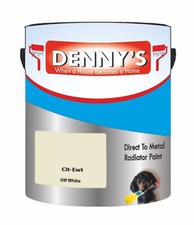 Cit-Ewt Off White Satin Finish Heat Resistant Direct To Metal Rust Enamel Paint