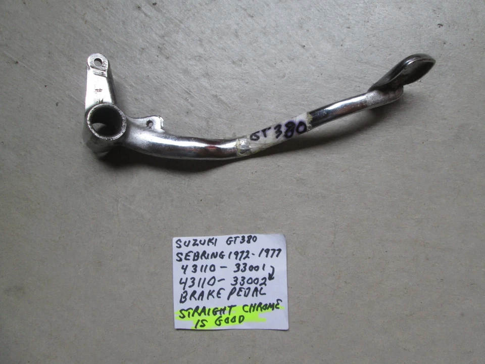 ВИНТАЖНАЯ педаль тормоза Suzuki 1972 - 1977 GT380 SEBRING, 43110-33001 / 43110-33002 - Изображение 3 из 4