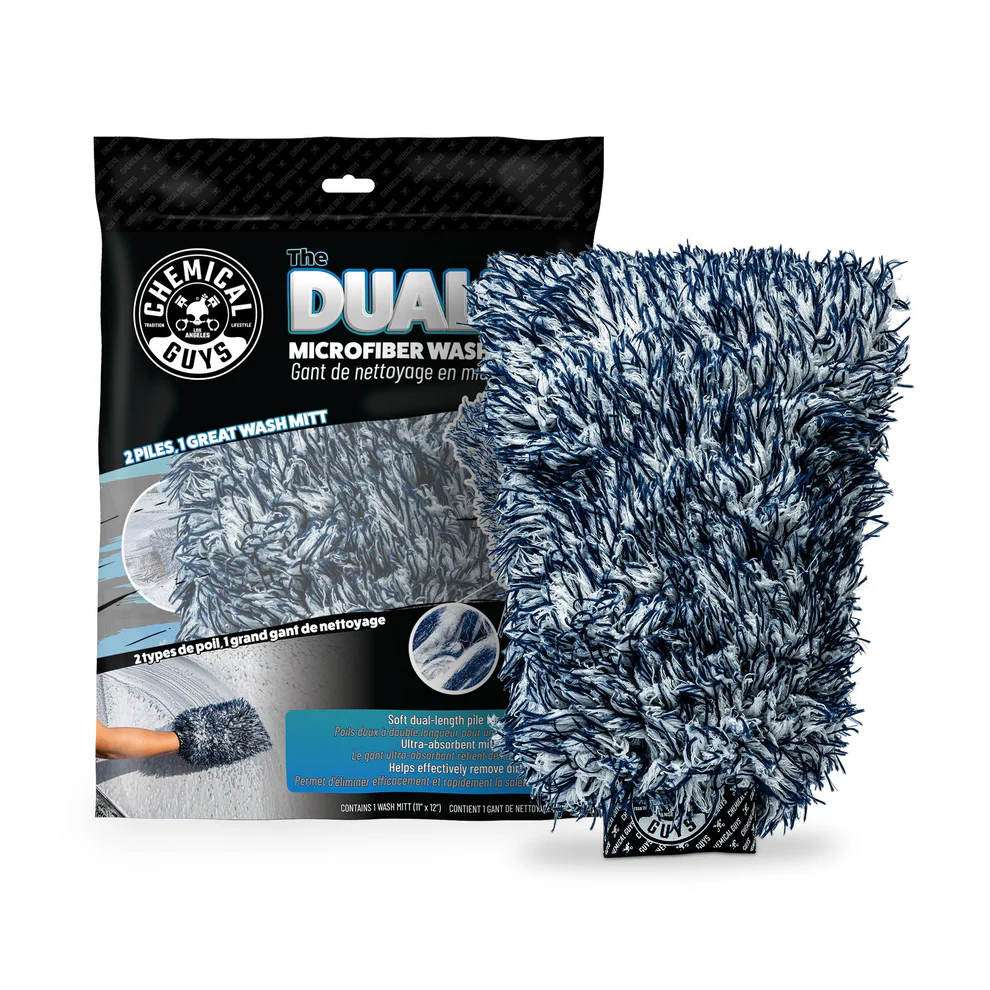 Chemical Guys The Dually Wash Mitt - Microfibre Wash & Detailing Mitt *New Item*
