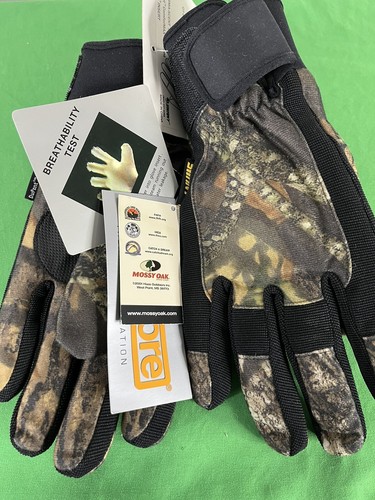 NOS SWANY Performance Gloves Mossy Oak Camo, Winter-Hunting-Cold Weather sz Med - Picture 2 of 12