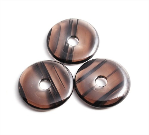 Edelstein Donuts A-L 20 30 40 50 mm für Lederband Kette Pi Scheibe Steinschatz - Bild 249 von 273