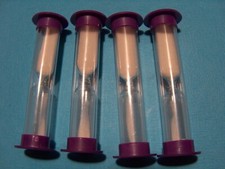 LOT of 4 -  60 second 1 Minute Sand Timers Ti...