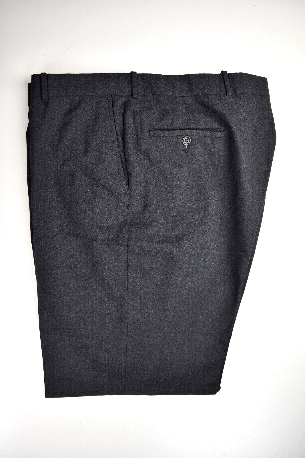 Corbin Artisan Worsted Solid Dark Gray Wool Dress… - image 2