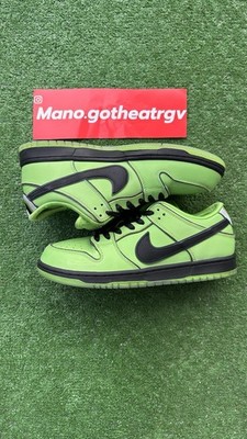 Nike SB Dunk Low Powerpuff Girls  Buttercup  Green/Black