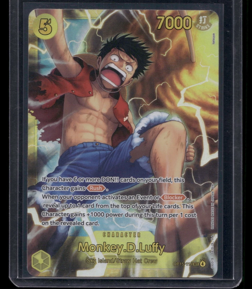 Monkey.D.Luffy OP15-119 Adventure on Kami's Island for sale | eBay