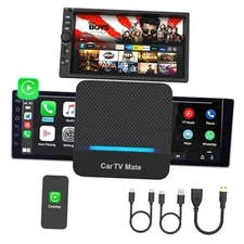 2025 New Pro with Wireless CarPlay Adapter, HDMI Multimedia Adapter Car TV Mate