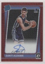2021 Donruss Optic Rated Rookie Choice Prizm Signatures Santi Aldama Auto 09br