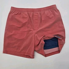 Chubbies Shorts Mens Small 5.5 Inch Pink Blue Lined Athlounger Rizzberries 