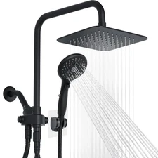 8'' High Pressure Rainfall Shower Head with 6 Function Handheld Shower Spray,...