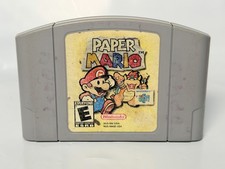 Paper Mario N64 Nintendo 64 Authentic Cartridge Only - Tested