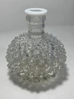 Fenton Opalescent Moonstone Hobnail Bud Vase Perfume Bottle Decanter - Fast Ship