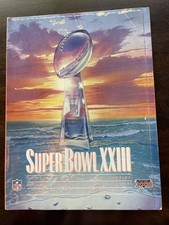 1989 Super Bowl 23 XXIII Game Program San Francisco 49ers vs. Cincinnati Bengals
