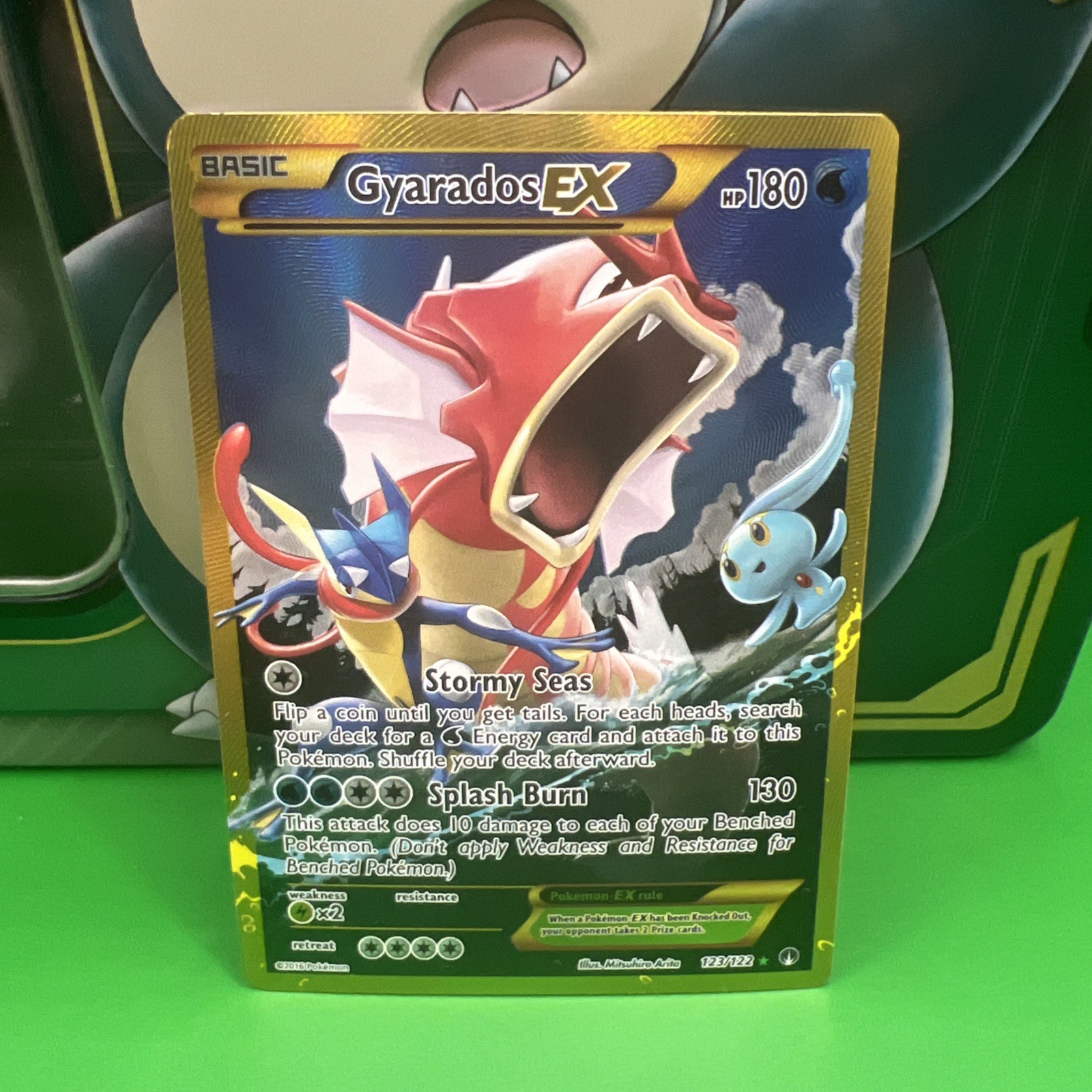Pokémon TCG Gyarados EX 123/122 XY Breakpoint 2016 Secret Holo Rare Card LP