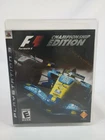 Formula 1 Championship Edition PS3 (PlayStation 3, 2007) CIB Complete w/ manual