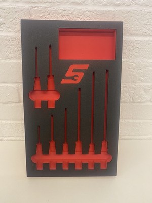 Snap On Tools Schaumstoffeinlage für 8-teiliges Elektroschraubendreher-Set neu unbenutzt