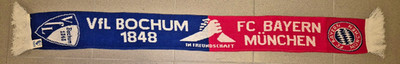VFL Bochum vs FC Bayern München Schal / IN FREUNDSCHAFT /