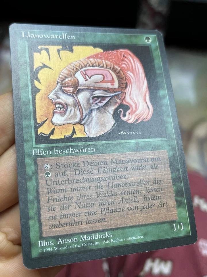 German FBB • Llanowar Elves • Unplayed • Mtg (1827) - Image 2 of 4