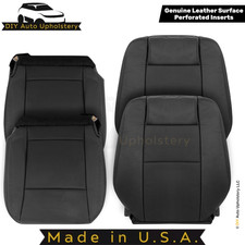 2007-2010 Fits Ford Explorer Sport Trac Genuine Leather Front Seat Covers Black 2007-2010 Fits Ford Explorer Sport Trac Genuine Leather Front Seat Covers Black