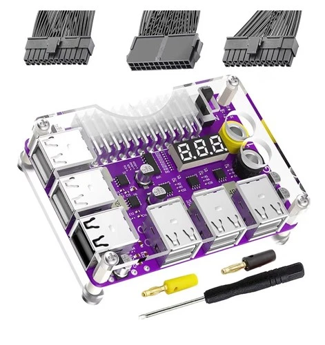 Power Supply ATX Adapter Board Transfer Breakout Board ATX-24P Take Power Board