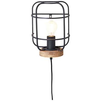 Brilliant /66 Gwen Wandleuchte antik holz/schwarz korund - Bild 1 von 4