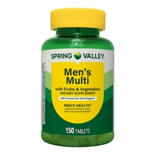 Spring Valley Men's Multi Tablets, 150 Count