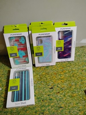 PureGear Slim Lightweight Back Case Lot of 7 for Vision Plus Ion 2 moto g stylus