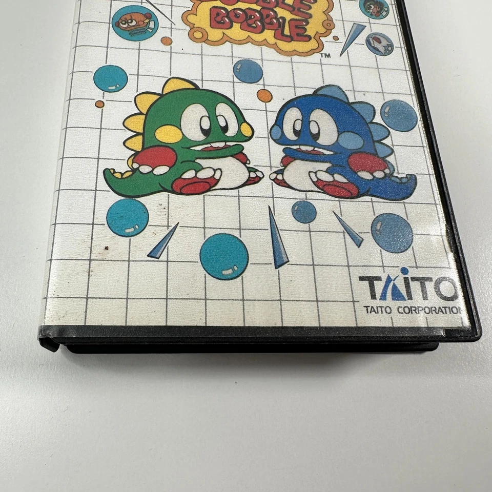 Bubble Bobble With Manual | Sega Master System SMS | Aus PAL Version | Arcade - Image 3 of 4