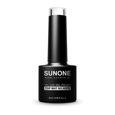 5903332080052 Sunone UV/LED Gel Polish Top Mat No Wipe matowy top hybrydowy do p