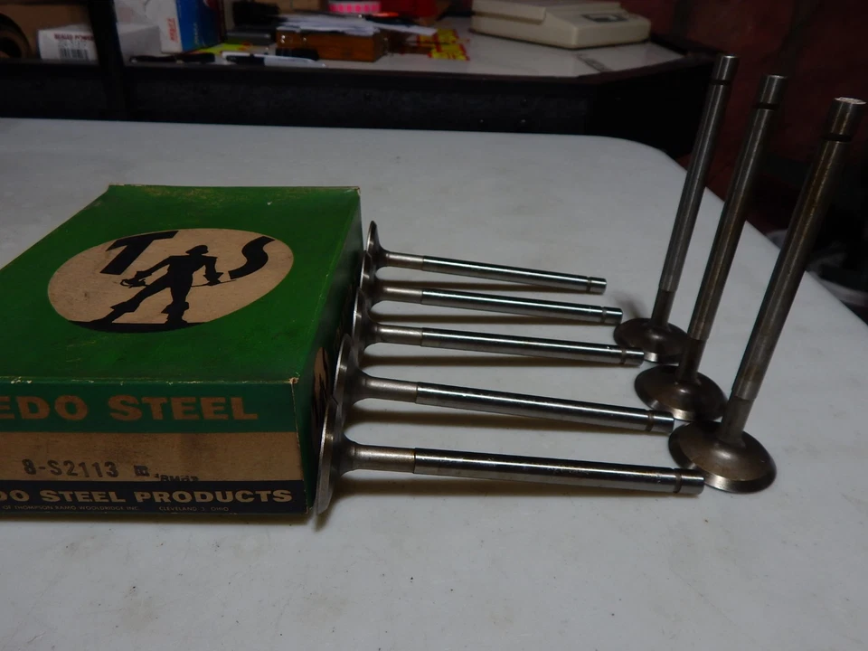 TRWS2113 EXH VÁLVULAS 1955-56 PACKARD/NASH 5540,5560,5580,5640,5680 8CYL OEM440664 Foto 3 de 4