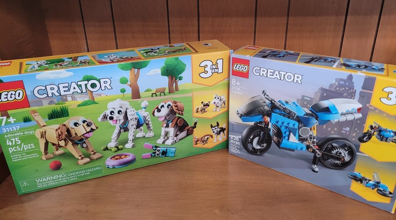New Lego Creator 31137 - Dogs & LEGO Creator 3in1 Superbike 31114 Building Kit