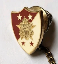 Vintage US Army Chief of Staff Lapel Pin / Tie Tac Insignia Badge 