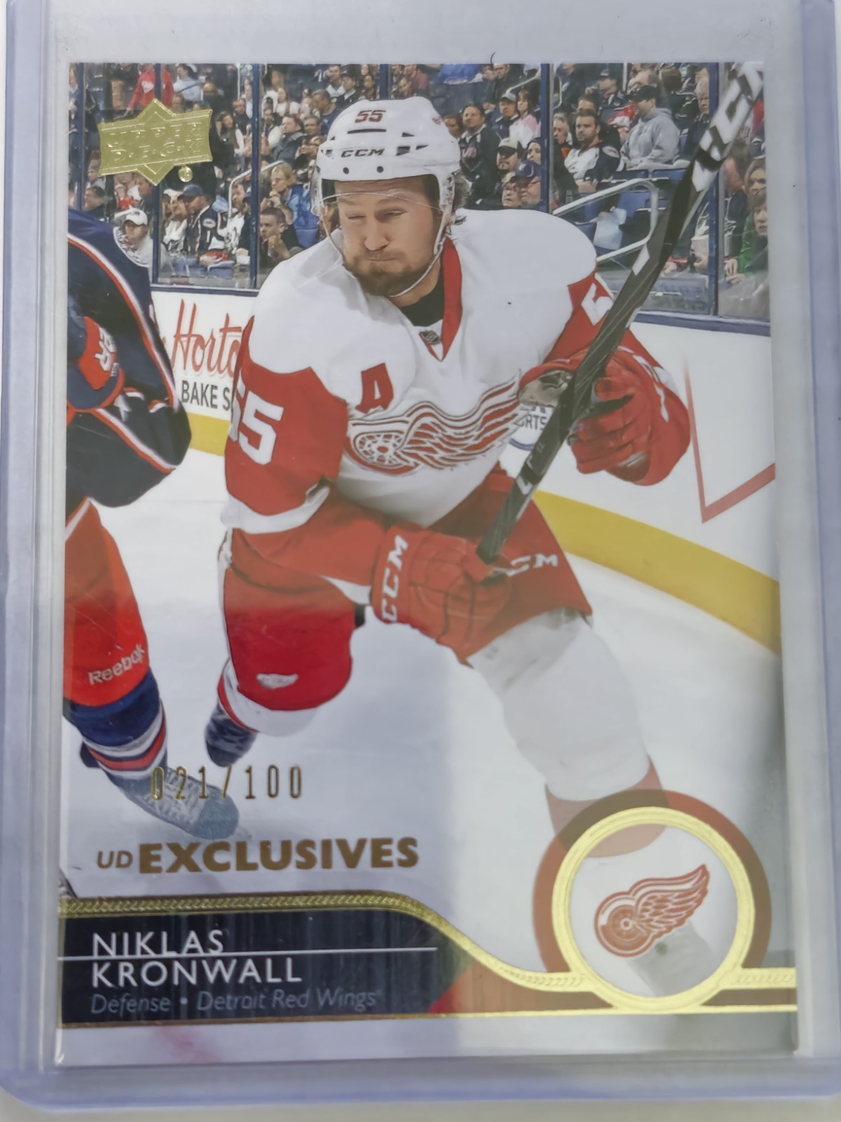 Niklas Kronwall - UD Exclusives /100 #67 - 2014-15 Upper Deck