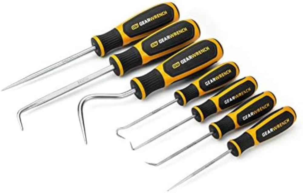 GearWrench 84000H Set 7 Ganci e Plettri Lunghi in Acciaio Legato