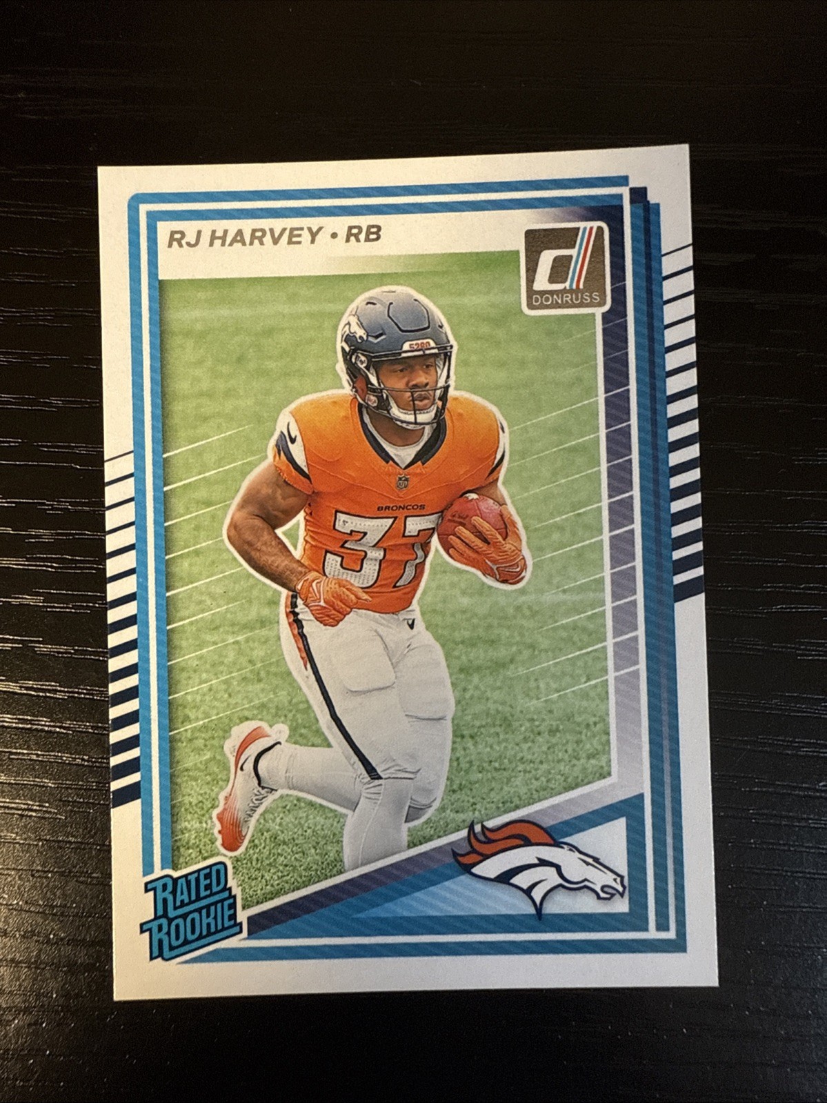 2025 Panini Donruss - Rated Rookie RJ Harvey #312 (RC)