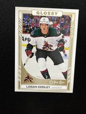 23-24 UD Series 2 Hockey Gold Rookie O-Pee-Chee Glossy R-45 Logan Cooley