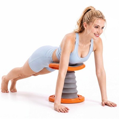 Core Training Assist Push Up Bar Automatic Rebound Spring Floor Stand Home Gym