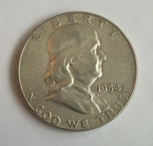 1954 Franklin Half Dollar MS U.S. coin 50c