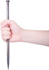 WOWCASE 12 Inch Metal Edging Spikes,25 Pcs Heavy Duty Solid Metal Landscaping Sp