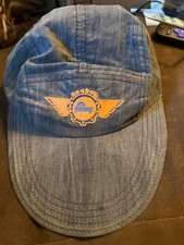 Vintage 1990's Reebok PUMP 5 Panel Hat Grey One Size Fits All Rare USA Made