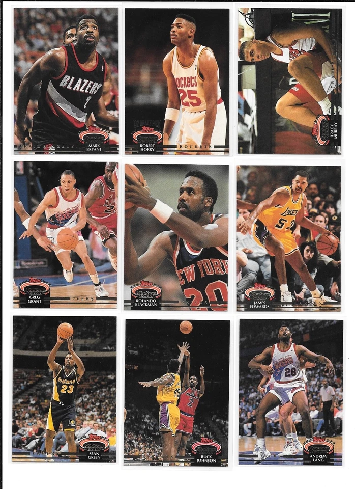 1992 1993 Topps Stadium Club Series 2  Basketball Trading Cards / Choose / mb51 - Image 3 of 4